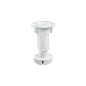 Опора кухонная пласт. h100 трехсоставная, белый (1уп=250шт) AKS 69055