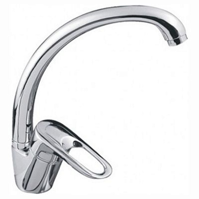 Смеситель для кухни, латунь, хром Ledeme L4104