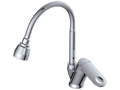 Смеситель для кухни D35, серия 680, высота излива - 245 мм, длина излива - 225 мм излив гибкий, двухрежимный. ECONOCE EC0683