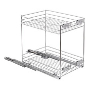 Выдвижная корзина-карго NORWIG 400 напр.скр.монтажа с доводчиком крепл.нижнее, хром AKS 72261