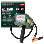 Тестер аккумуляторных батарей аналоговый 12V, 100А RockForce RF-B100