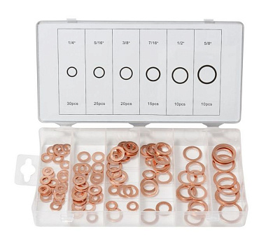 Шайбы медные уплотнительные, 110 пр. Forsage F-803