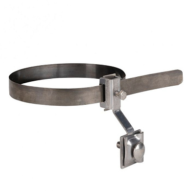 Держатель для труб универсальный D=(0-200) мм CZ полоса нерж, cталь EKF PROxima lp-33220-cz