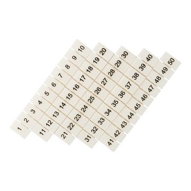 Маркеры для JXB-ST 4 с нумерацией 1-50 (100 шт,) EKF PROxima zb-st-4-1-50