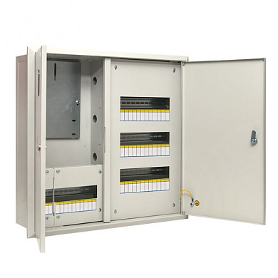 Щит учетно-распред, встраиваемый ЩУРв 3/48 двухдверный (620х660х165) IP31 EKF PROxima mb13-3/48-2