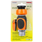Кран шаровый с быстросъемной муфтой для систем полива WMC TOOLS WMC-TG7207009