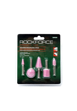 Набор камней абразивных 5 пр. хвостовик 6 мм RockForce RF-GSK503