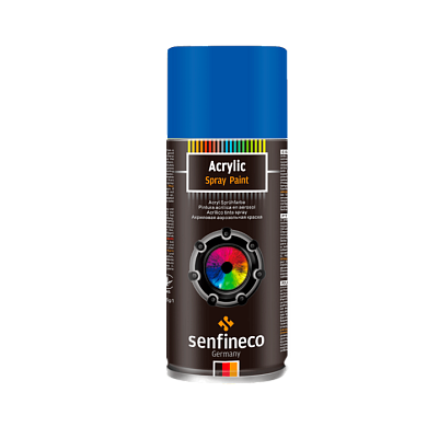 Краска-спрей акриловая синий 400 мл. Paint Acrylic Blue Senfineco 4303