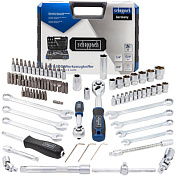 Набор инструментов 1/4''&3/8'', 82 пр. 6-гр Scheppach Sch-4821-5DS