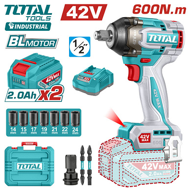 Гайковерт TOTAL TIWLI42602