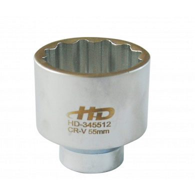 Головка торцевая 3/4" 12-гр 55 мм L70 мм CrV H-D HD-345512
