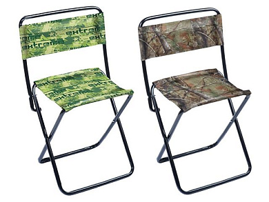 Стул со спинкой походный, ПРОЕКТ МТ 03.12.000, Цвета: экстрим, хант, джинс, сафари, хаки, синий, черный NIKA ПС2