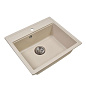 Мойка кухонная из мраморной крошки, cream, Wisent W600-30