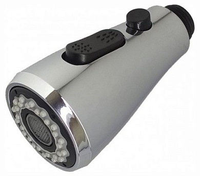 Душевая лейка кухонного смесителя 2 режима, "кухонный душ", пластик, хром Ledeme L26-1