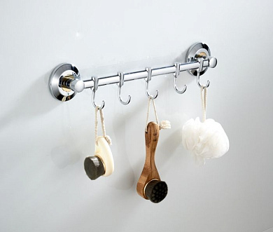 Крючок-вешалка, сталь, хром Ledeme L204-5