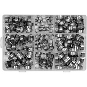 Набор хомутов для шлангов с одним ушком 5,8-21 мм 170 шт Yato YT-067842