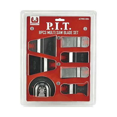 Набор насадок для реноваторов (МФИ) 8шт (ACTW08-008A) PIT ACTW08-008A