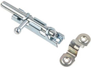 Шпингалет 64 мм с ц.дв. ЗТ1, белый цинк Starfix SMP-64122-1