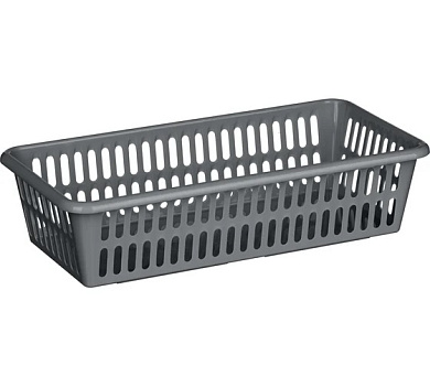 Корзинка универсальная "Air" 200×100×50 мм, серый Профит Хаус 231300735/00