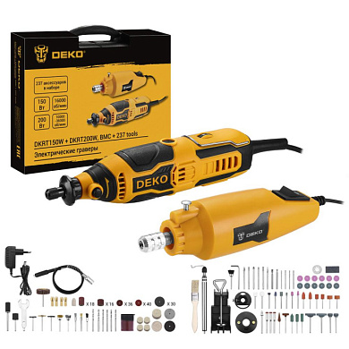 Граверы DKRT150W и DKRT200W SET 237 DEKO 083-1068