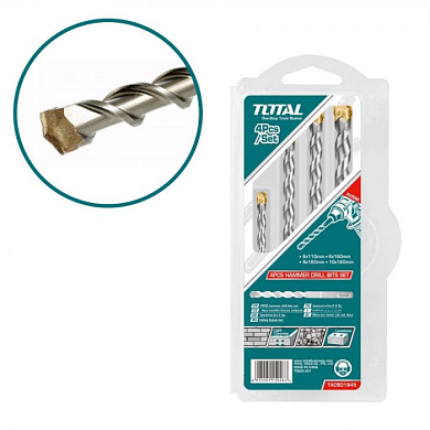 Набор буров SDS-plus 4 пр. 6-10 мм TOTAL TACSD1945