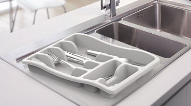 Лоток для столовых приборов Magic (снежно-белый) BEROSSI ИК 47201000