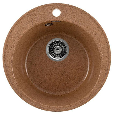 Мойка кухонная из мраморной крошки, терракот, A05-23 Gerhans