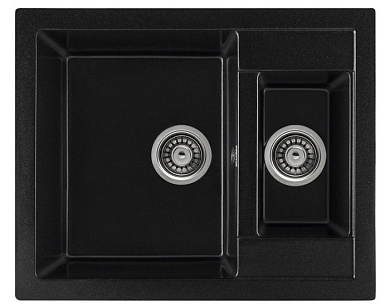 Мойка кухонная из мраморной крошки, оникс, C01-25 Gerhans