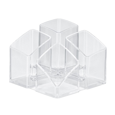 Подставка для канцелярских мелочей "Scala", прозрачный