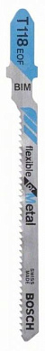 Пилка для лобзика T 118 EOF Flexible for Metal 5 шт. BOSCH (2608634237)