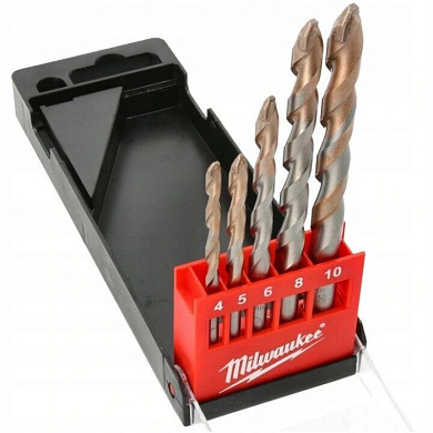 Набор сверл по бетону Milwaukee DIN 8039 5шт 4932480157