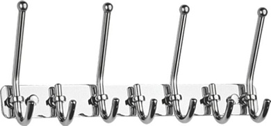 Крючок-вешалка, сталь, хром Ledeme L201-7