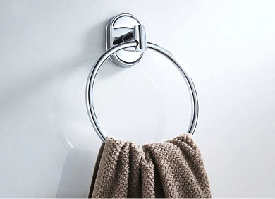 Полотенцедержатель, сталь, хром Ledeme L1904