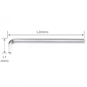 Ключ Г-образный шестигранный EXTRA LONG Toptul серия AGAE
