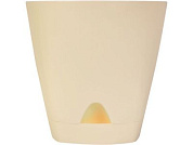 Горшок для цветов с прикорневым поливом, 4 л., Amsterdam, сливочный, INGREEN ING6201СЛ