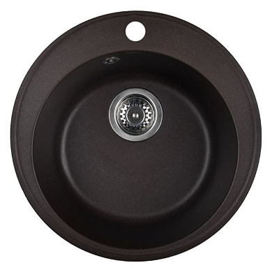 Мойка кухонная из мраморной крошки, coffee, Wisent WR510-27