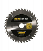 Диск пильный 210×30×2.4мм, 36 зуб., по дереву, Hanskonner H9022-210-30-36