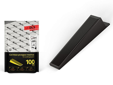 Клин для укладки плитки, 100 шт в уп., "Система выравнивания плитки" DLS 1DLS0100