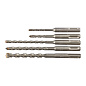 Набор буров SDS-PLUS CONTRACTOR ф. 5/6х110, ф. 6/8/10х160 мм (5 шт.) Milwaukee 4932471242