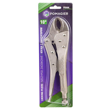 Зажим гейферный с ''овальными губками''10''-250мм, в блистер POMAGIER POM-P008K