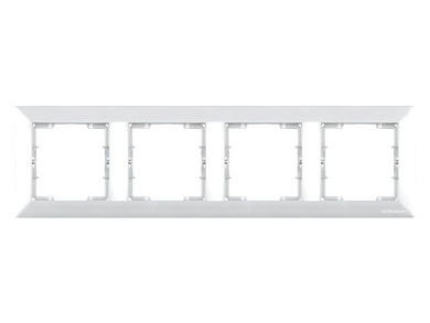 Рамка 4-ая горизонтальная белая, DARIA, Mutlusan 21208001401