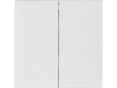 Выключатель 2 клав. проходной, скрытый, 10А белый, Carre, Bylectrica С(6+6) 10-3663