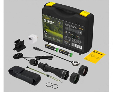 Фонарь Predator Pro Magnet USB Extended Set Белый Armytek F07302C