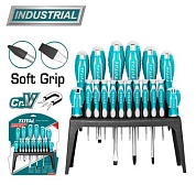 Набор отверток PH, SL, TORX 18 пр TOTAL THT250618