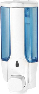 Дозатор жидкого мыла, пластик, белый Ledeme L406