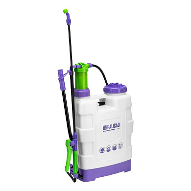 Опрыскиватель ранцевый, 12 л, с насосом, шлангом, разбрызгивателем Palisad 64784