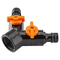 Распределитель двухканальный с кранами, внутренняя резьба 3/4'' WMC TOOLS WMC-TG7207019
