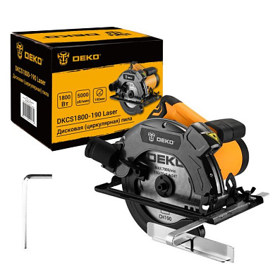 Пила циркулярная DKCS1800-190 Laser DEKO 083-1011