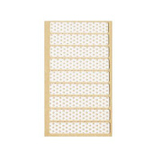 Подкладка самоприлипающая фетровая прорезиненная 15 х 80мм (1упак.=9шт), белая, FOLMAG 109754