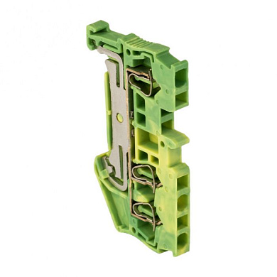 Колодка клеммная пружинная JXB-ST-2,5 3 вывода земля EKF PROxima plc-jxb-st-2.5-3-pen